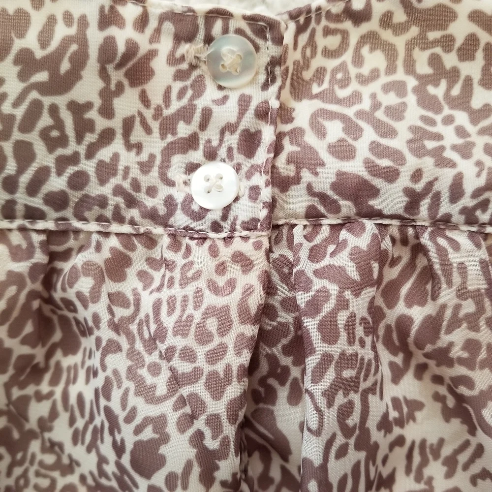 Blueberi Boulevard Baby Leopard Floral Bubble Romper 0-3M NWOT